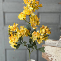 34" Yellow Windmere Blossoms