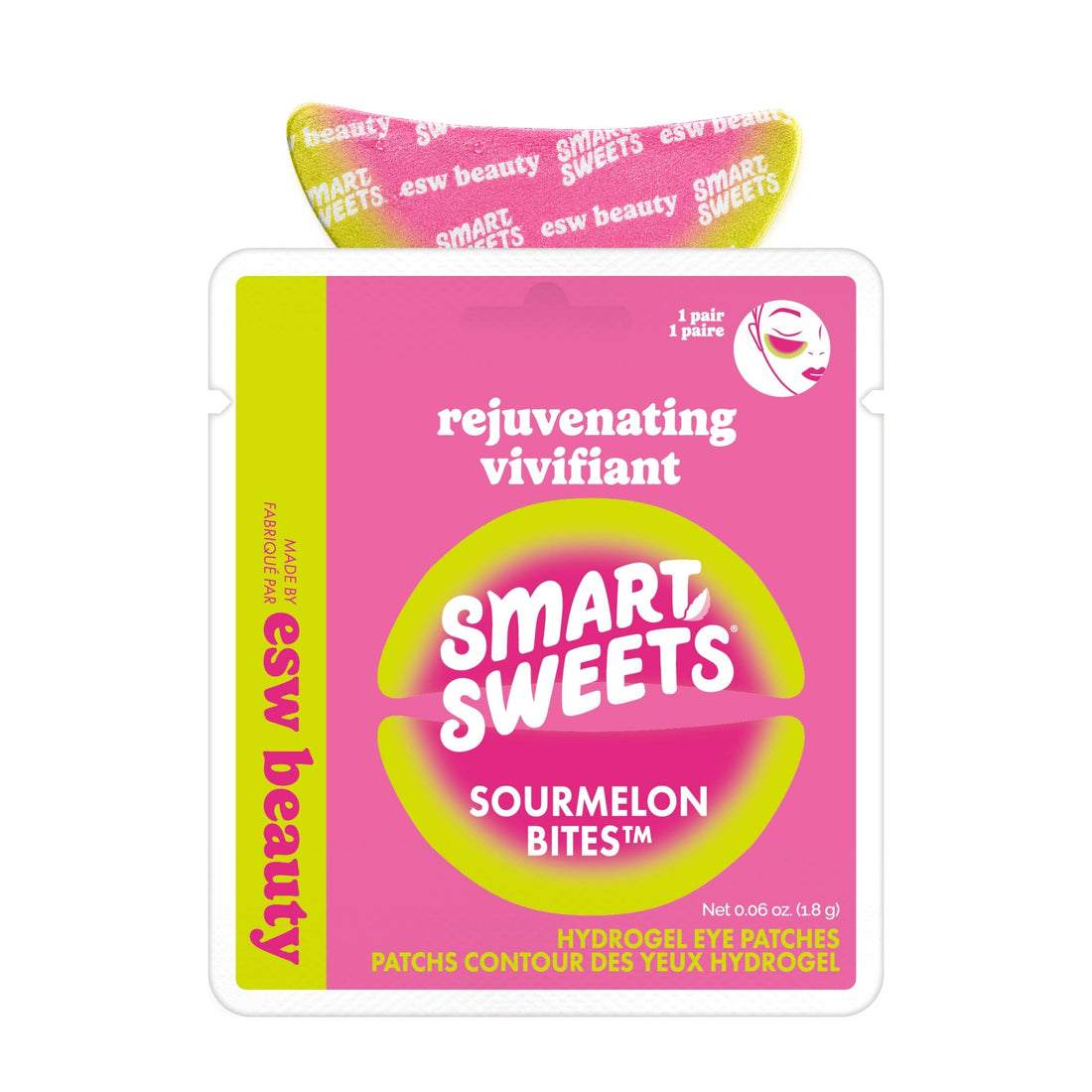 ESW x SmartSweets Rejuvenating Sourmelon Bites™ Eye Patches: 1 pc