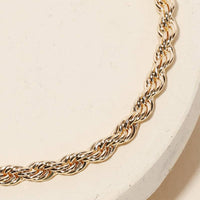 Rope Chain Bracelet: Gold