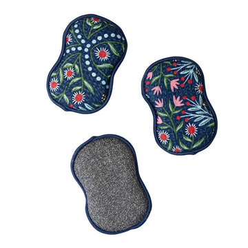 RE:usable Sponges (Set of 3) - RJW Glitz: Navy