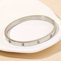 Rhinestone Bangle Bracelet