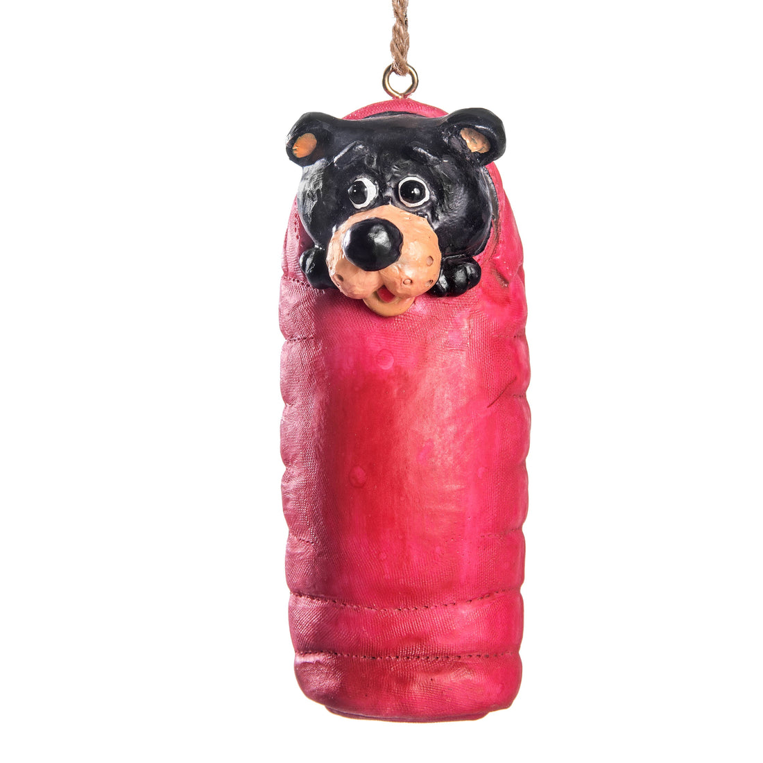 Bear In Sleeping Bag Ornament