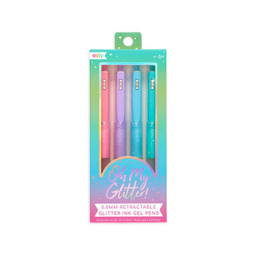 Ooly Oh My Glitter! Gel Pens - Set of 4