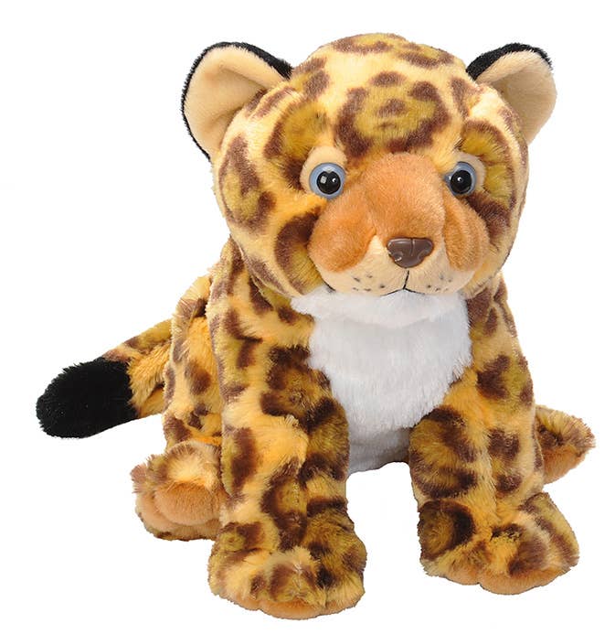 Jaguar Cub Stuffed Animal 12"