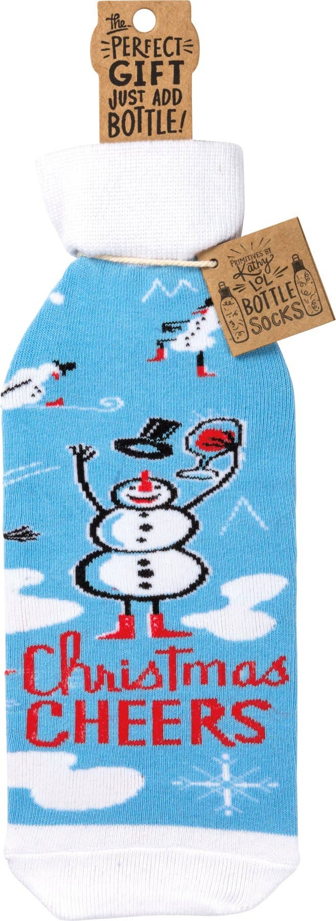 Christmas Cheers Bottle Sock Cover