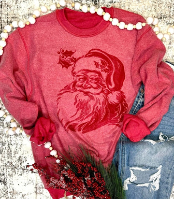 Santa Claus Inside Out Sweatshirt