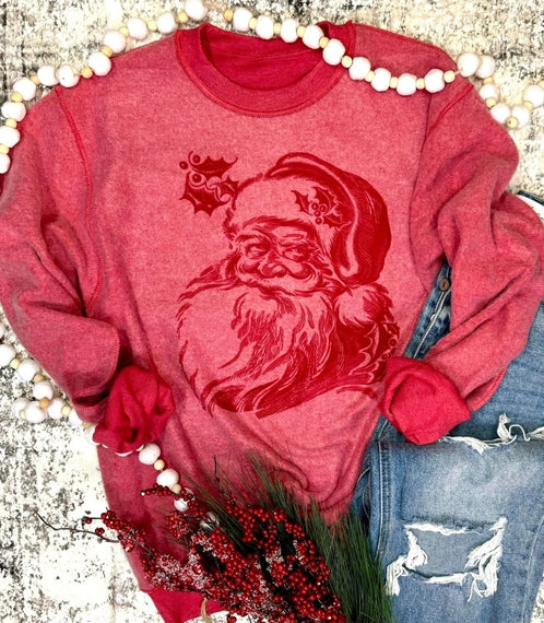 Santa Claus Inside Out Sweatshirt