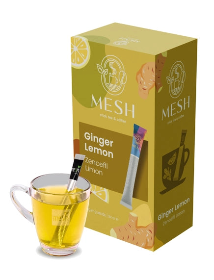Herbal Tea Mesh Sticks - Ginger & Lemon Peel