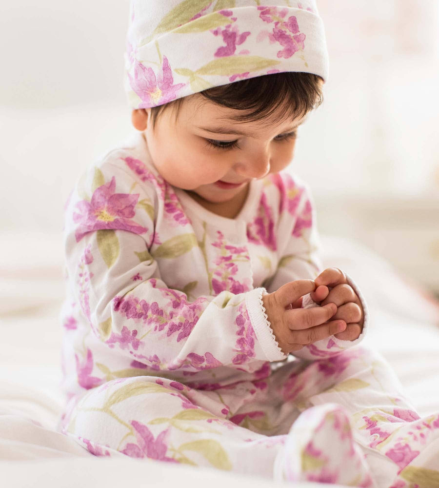 Peaceful Garden Jumpsuit Set: Sweet Lavender