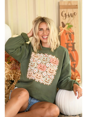 Daisy Jack O'Lantern Sweatshirt