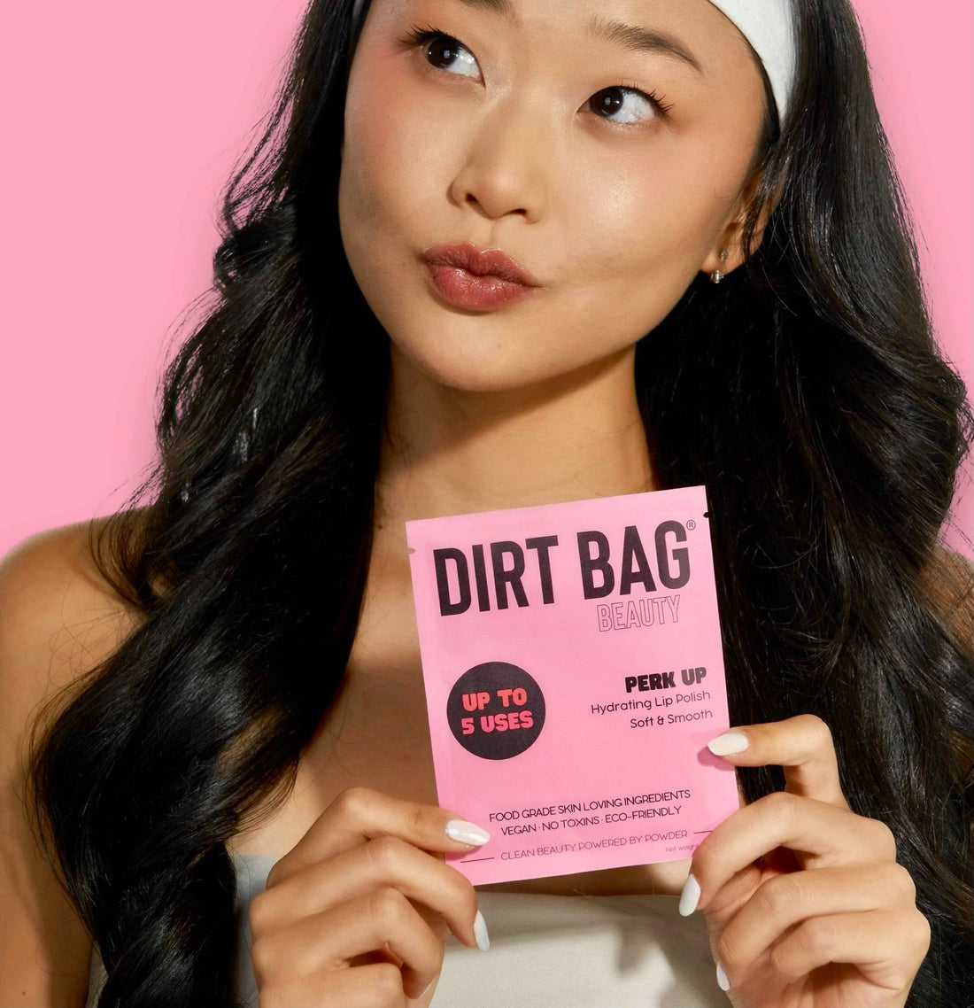 Organic Hydrating Vegan Powder Lip Mask + Polish 
