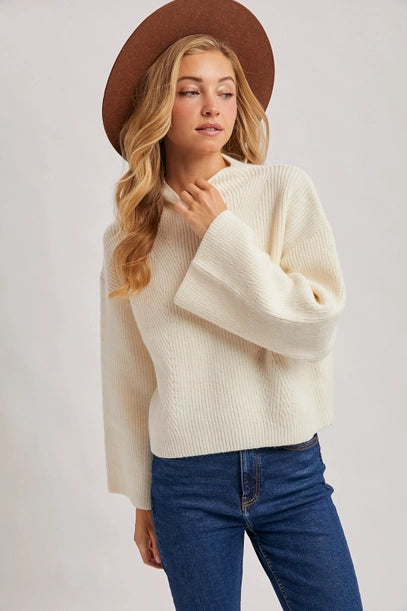 The Elevated Ease Sweater - Cream