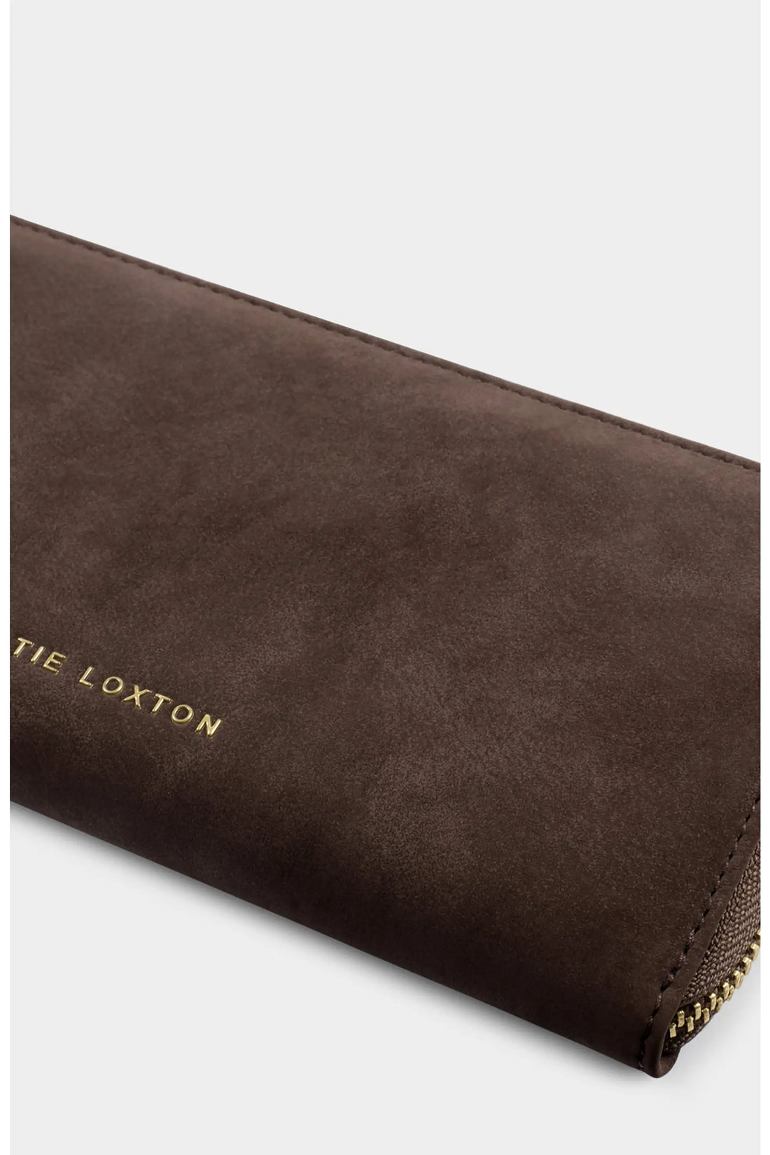 Lottie Large Wallet- Bitter Chocolate Suedette