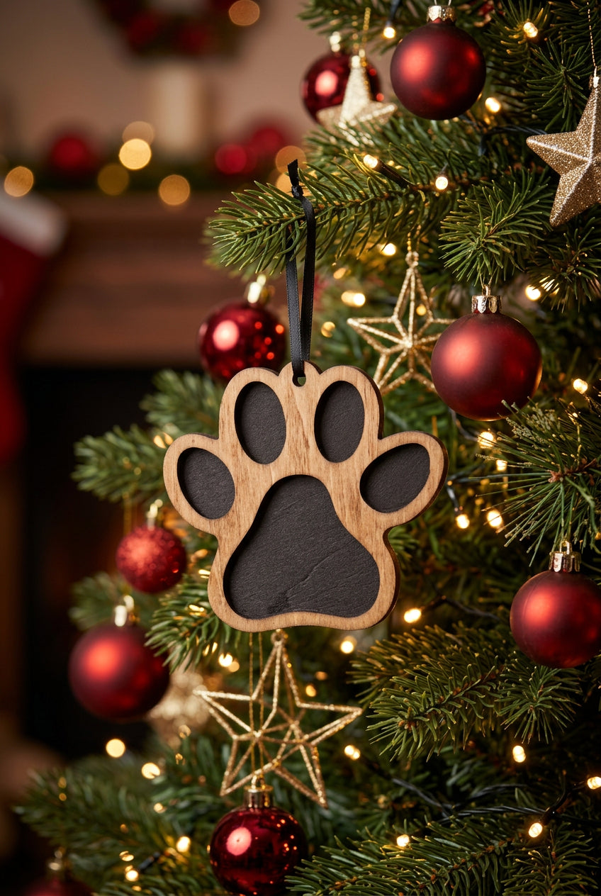 Paw Print Ornament