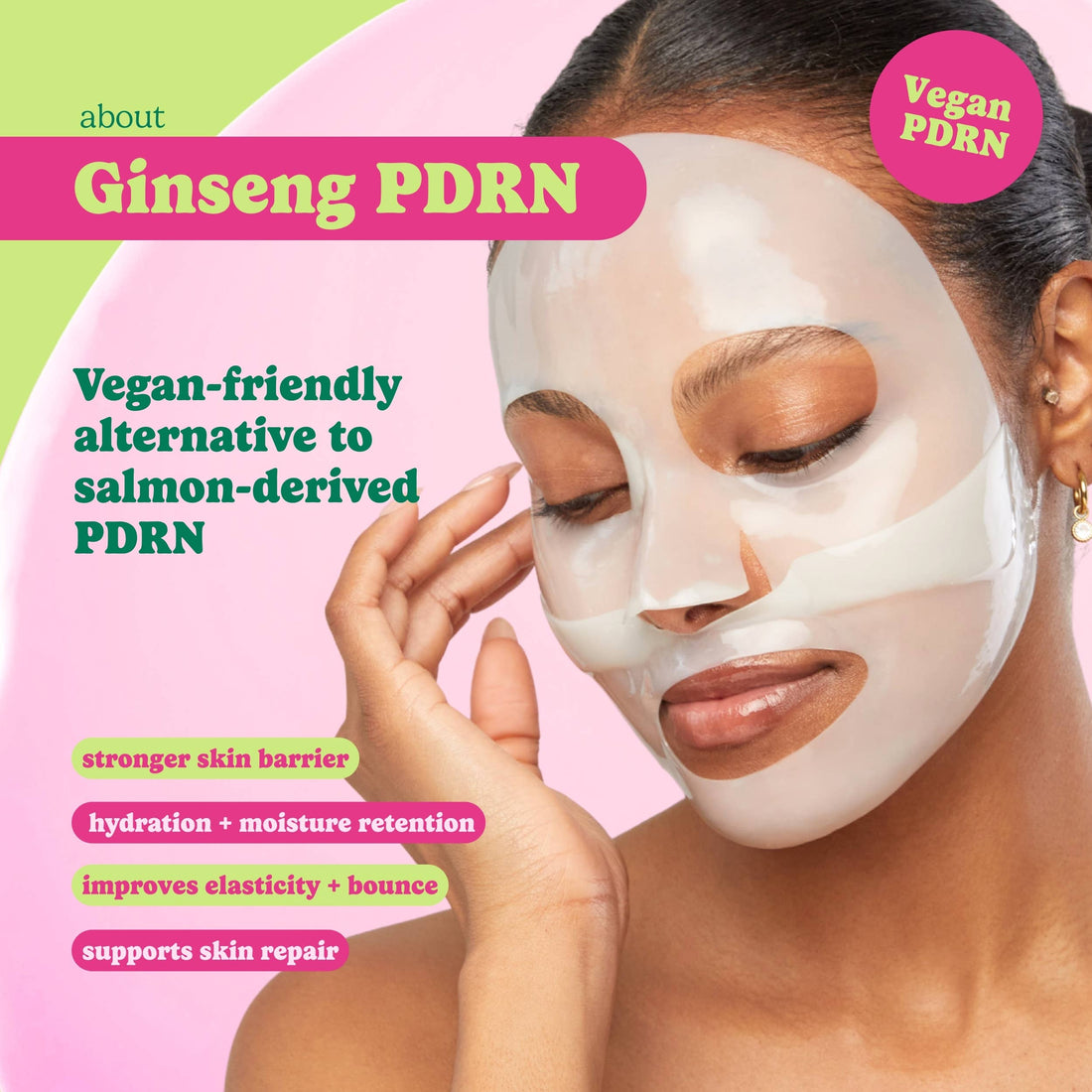 Dose of Moisture Hydrating Hydrogel PDRN Face Mask: 1 pc