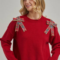Mistletoe & Bows Sweater