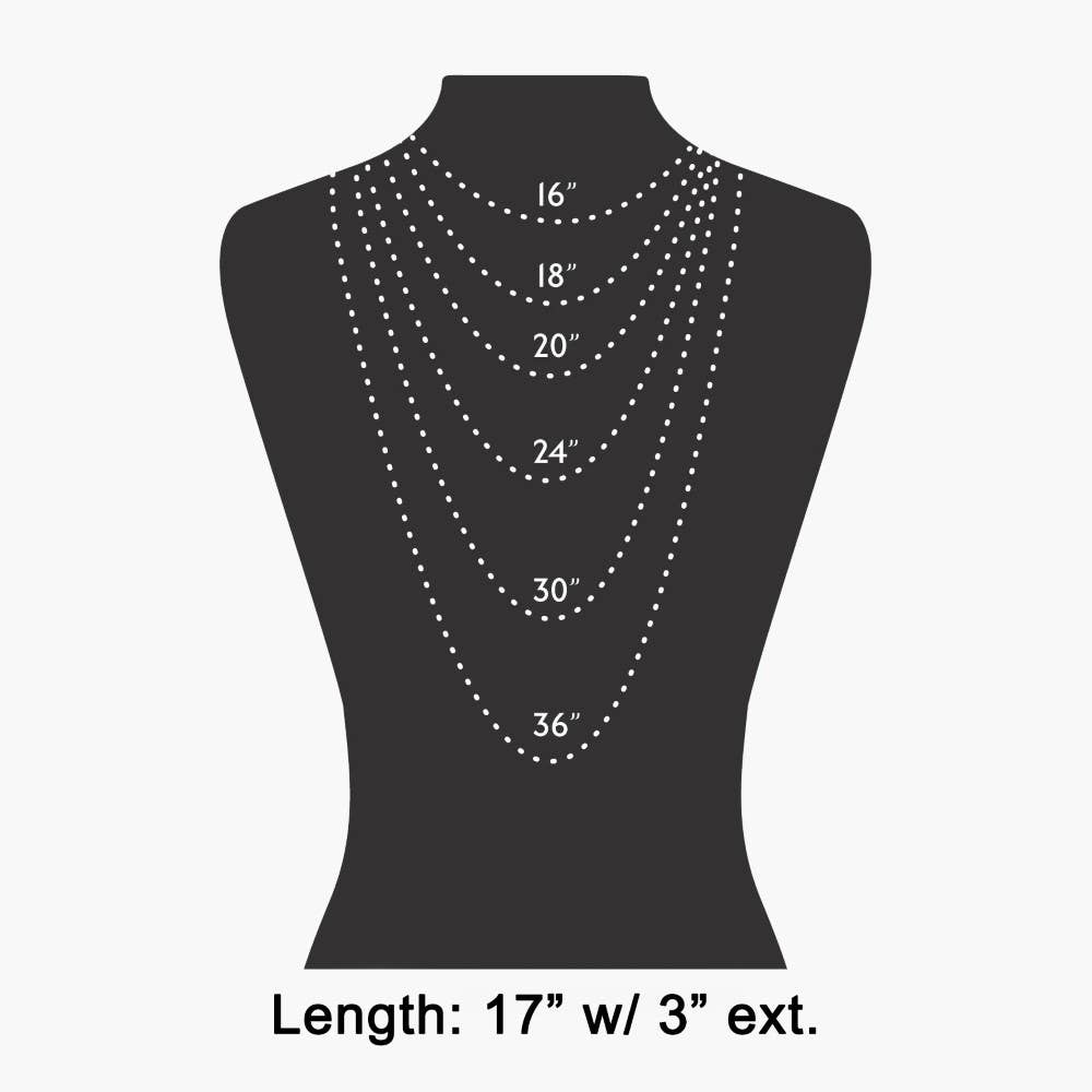 Triple Layered Chain Pave Cross Pendant Necklace: Gold