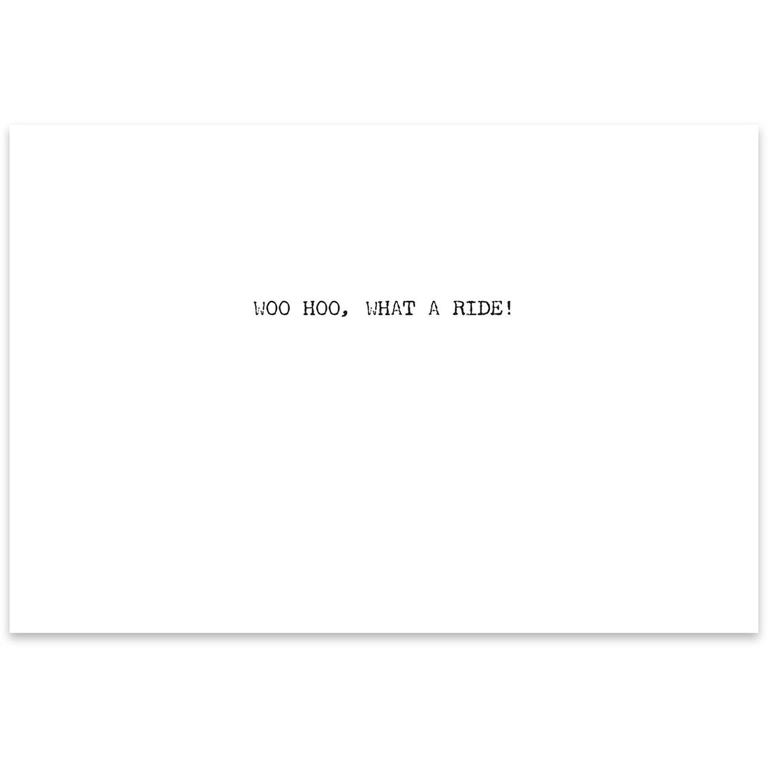 Woo Hoo Greeting Card