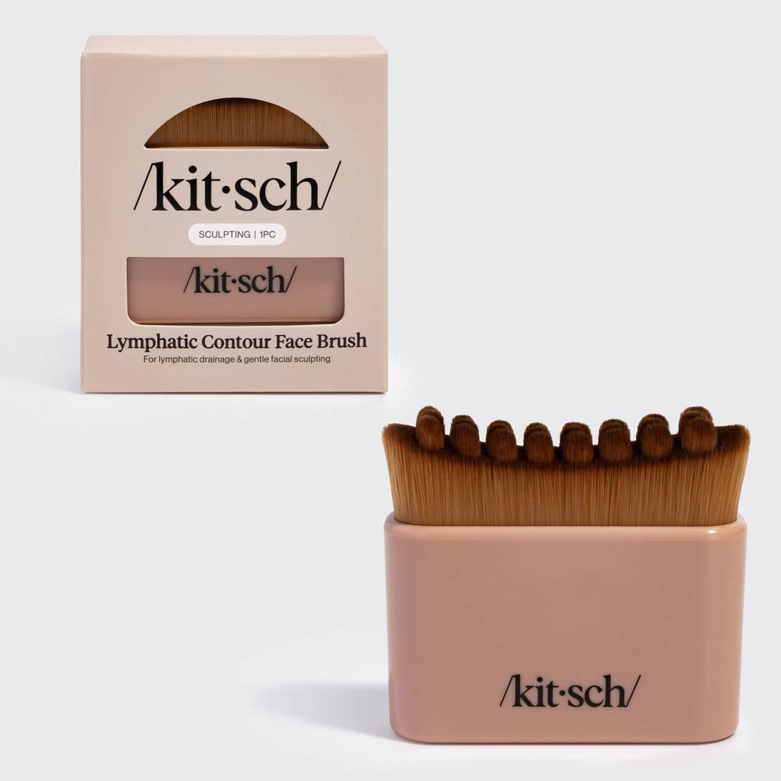 Lymphatic Contour Face Brush - Terracotta