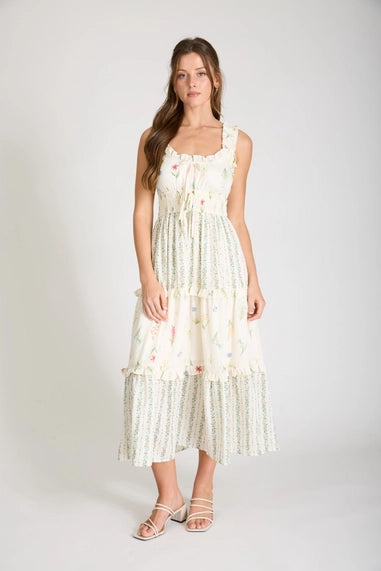 Cottage Garden Midi Dress