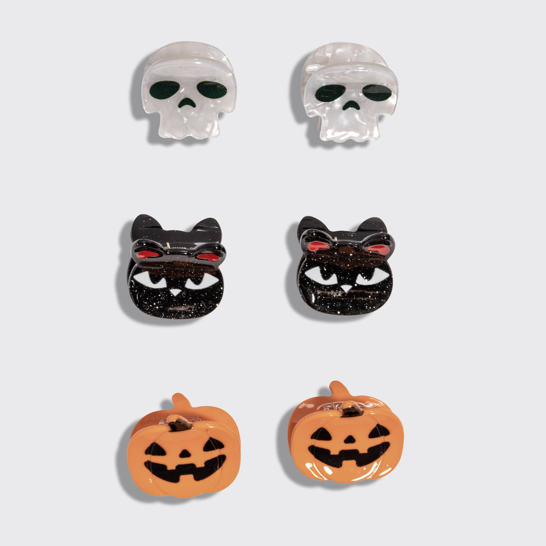 Mini Claw Clips 6pc Set - Halloween Squad