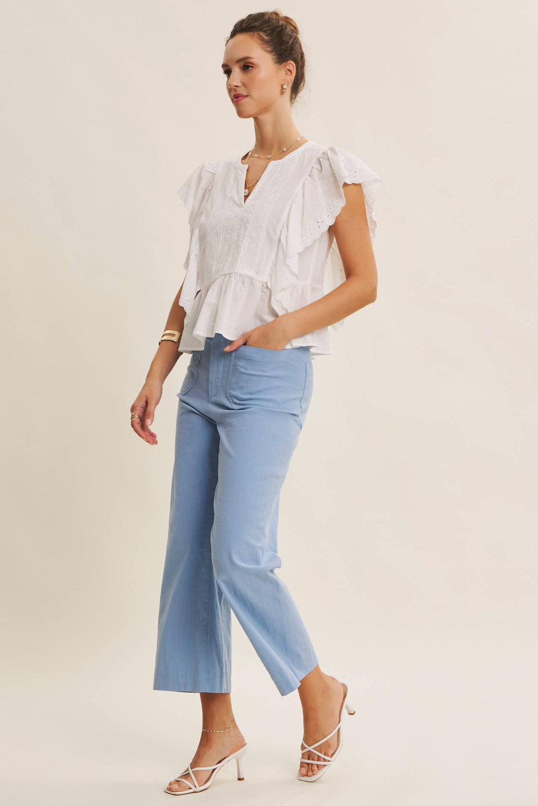 Skyline Wide-Leg Crops