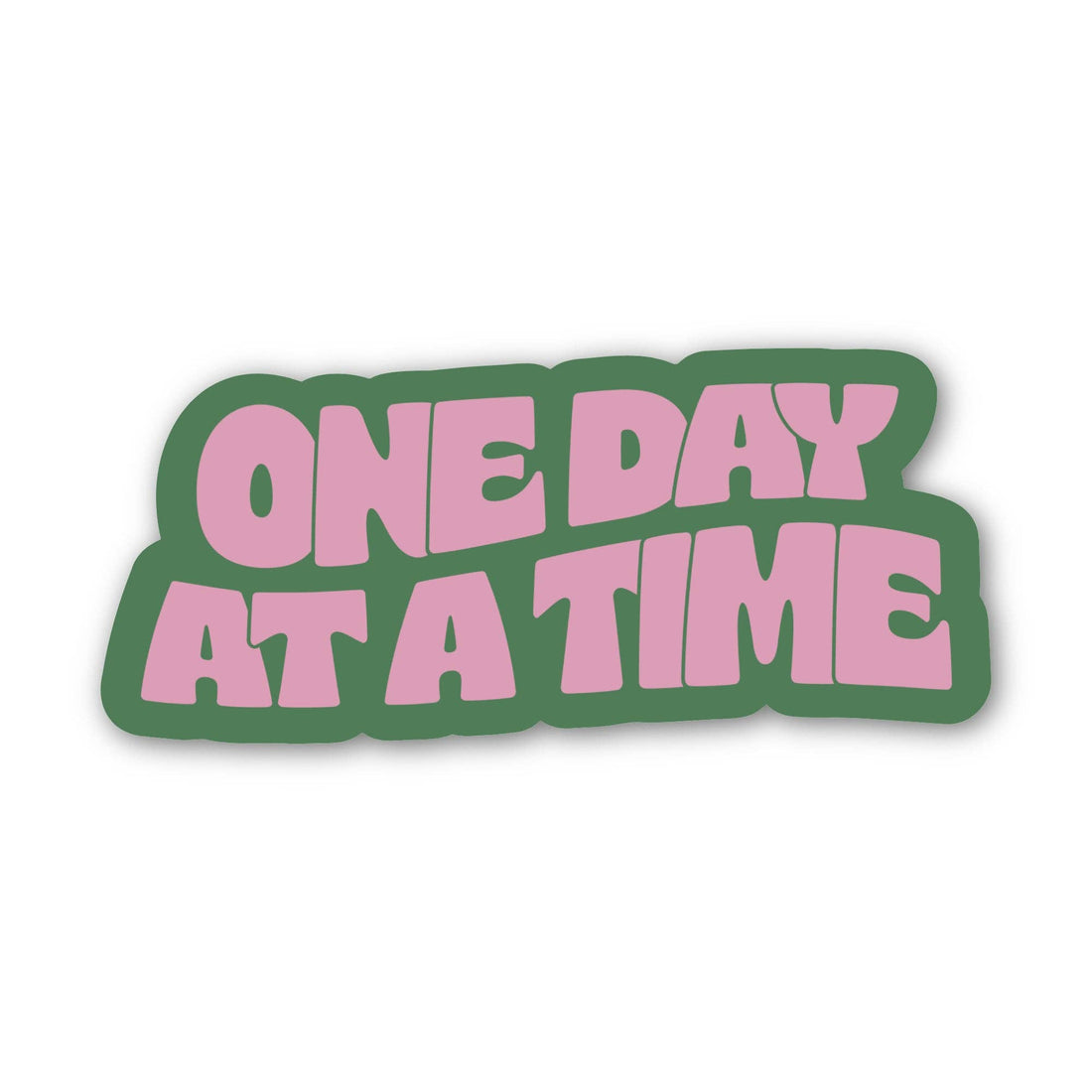 One Day At A Time Text Sticker