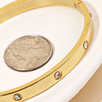 Rhinestone Bangle Bracelet