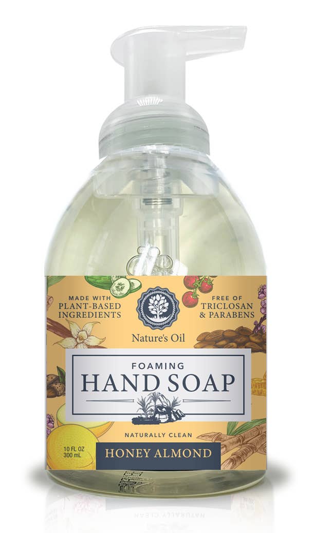 Honey Almond 10 oz Foaming Hand Soap: Honey Almond
