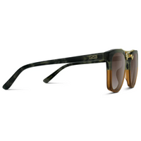 Demi - Women's Polarized Square Sunglasses - Desert Sage / Brown