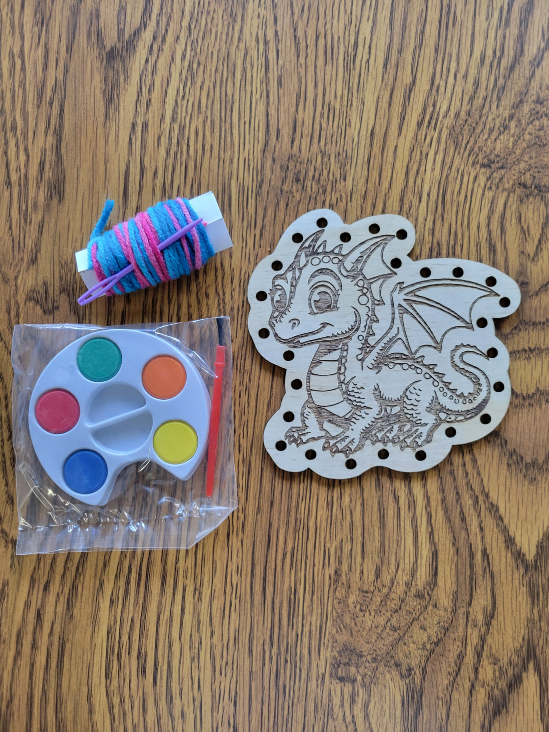 Paint + Sew Kit - Dragon
