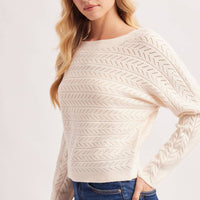 Woven Waves Sweater