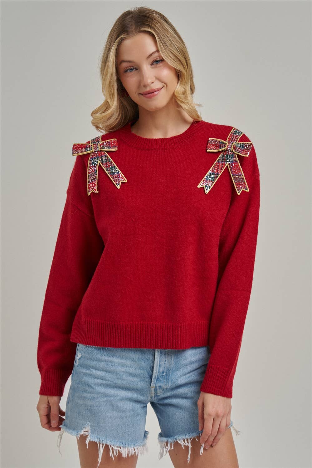 Mistletoe & Bows Sweater