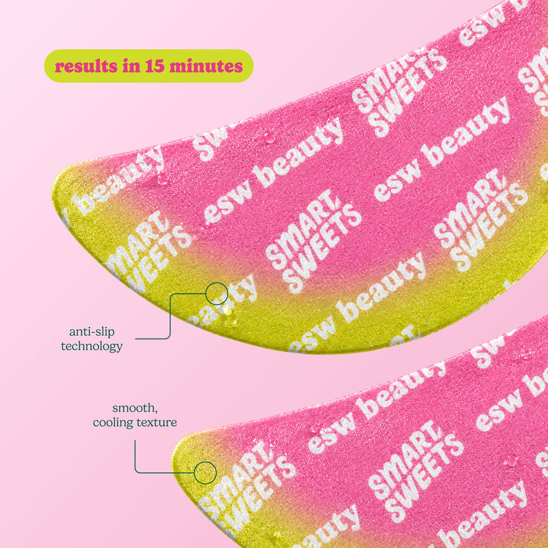 ESW x SmartSweets Rejuvenating Sourmelon Bites™ Eye Patches: 1 pc