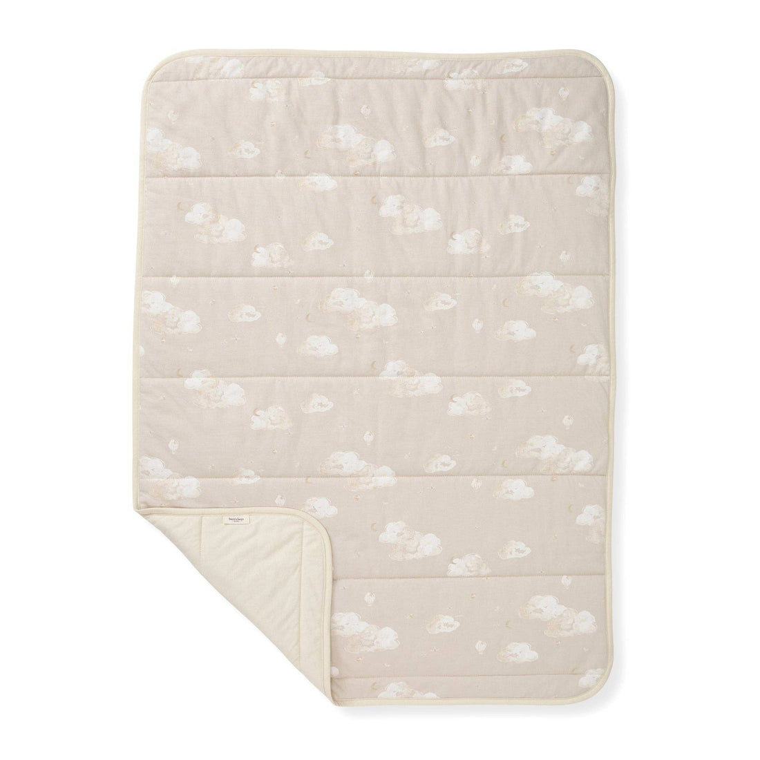 Good Night Sky Reversible Blanket: Limestone / One Size