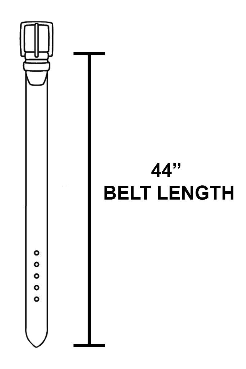 Vegan Leather Braided Belt: Black