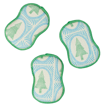 RE:usable Sponges (Set of 3) - Marie Le Moal Winter Grove: Robins Egg