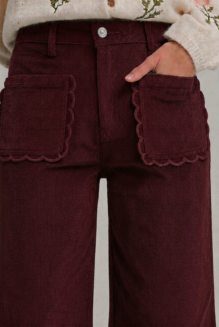 Mulberry Lane Wide-Leg Pants