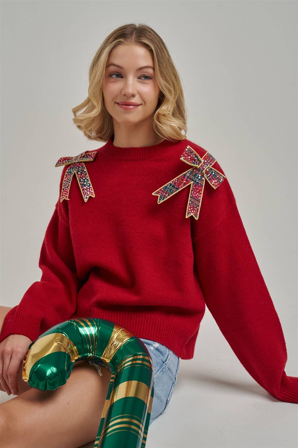 Mistletoe & Bows Sweater