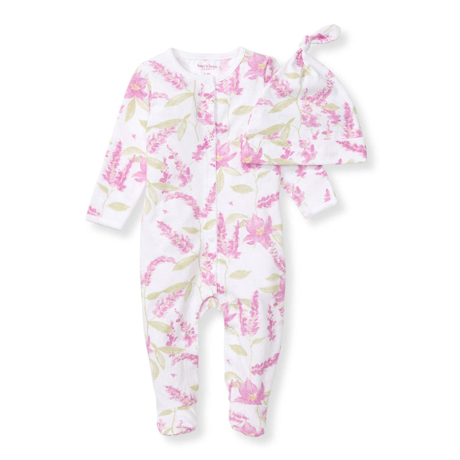 Peaceful Garden Jumpsuit Set: Sweet Lavender