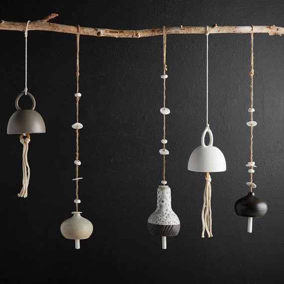 Beige Ceramic Windchime