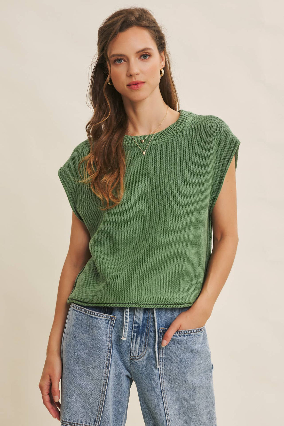 Sweater Vest - Green