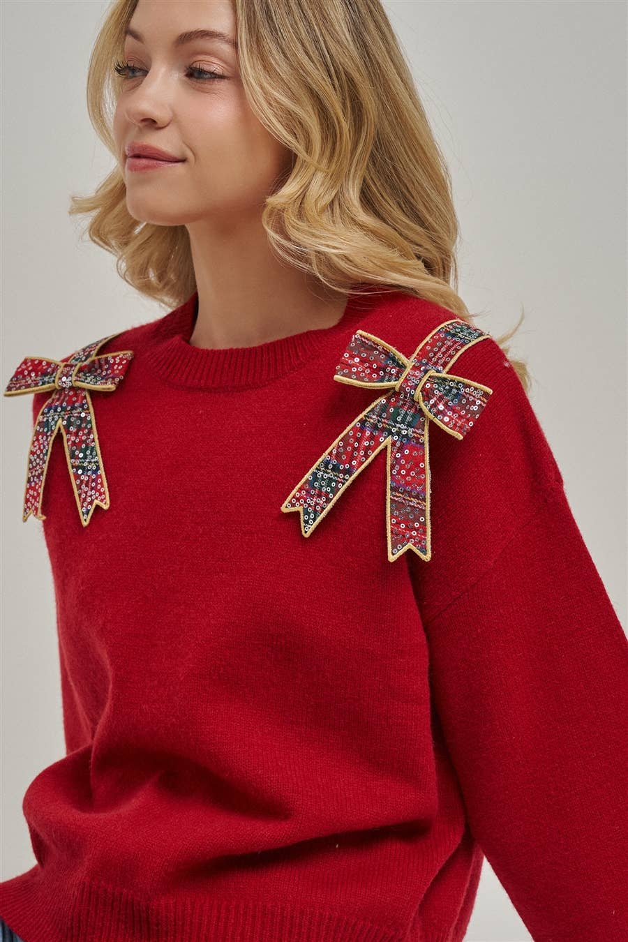 Mistletoe & Bows Sweater