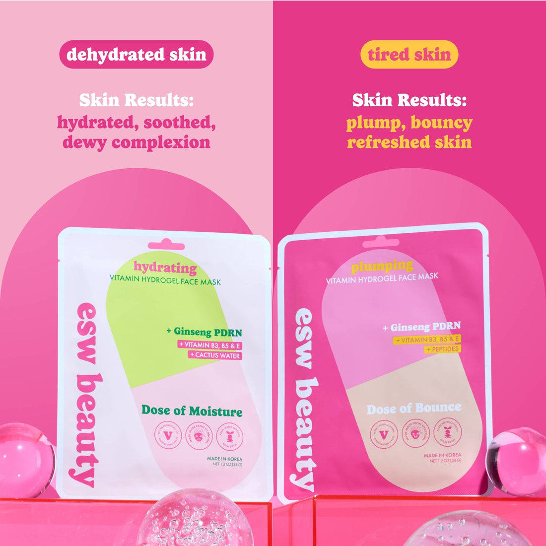 Dose of Bounce Plumping Hydrogel PDRN Face Mask: 1 pc