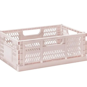 3 Sprouts Modern Folding Crate - Pink/Medium