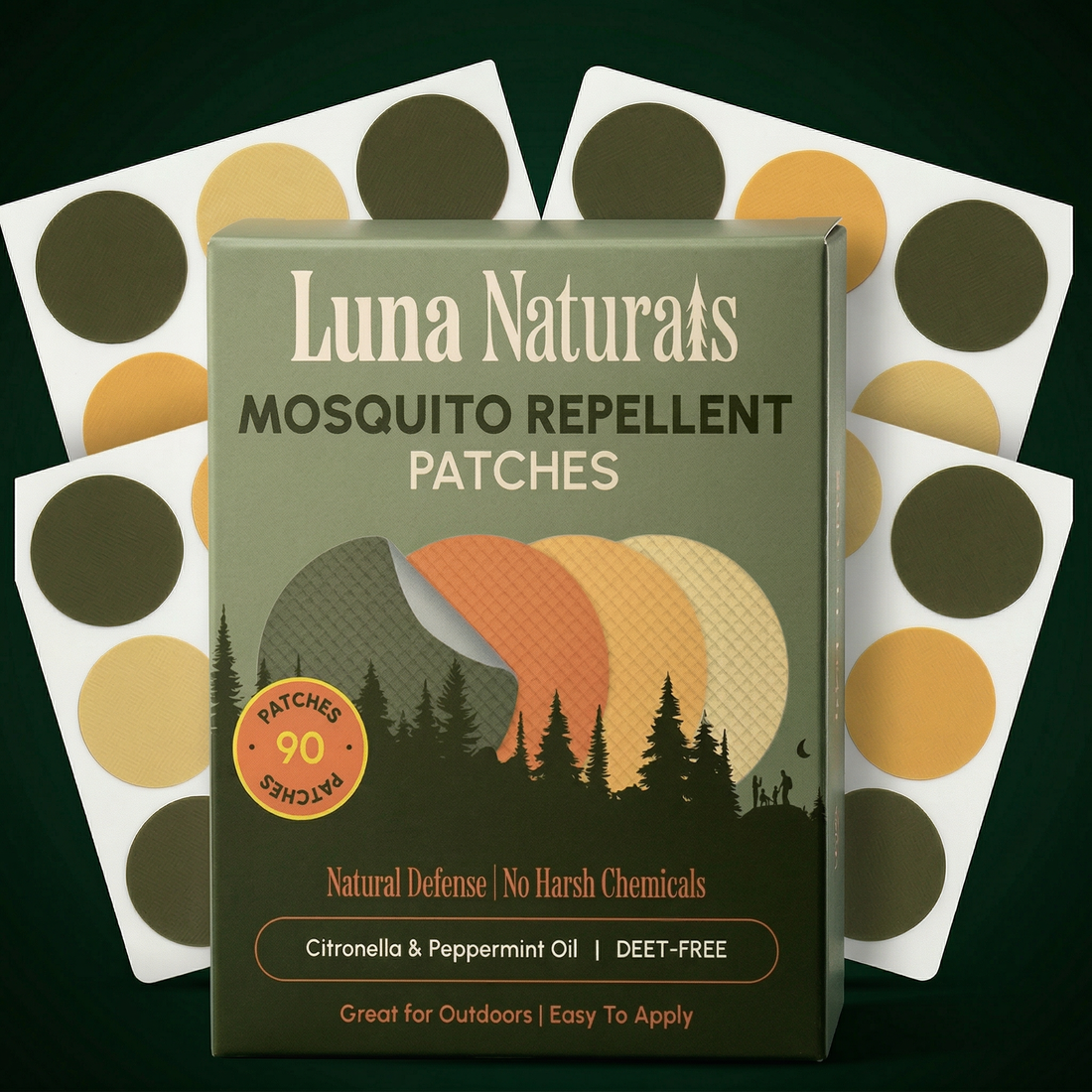 Mosquito Repellent Patches — Natural