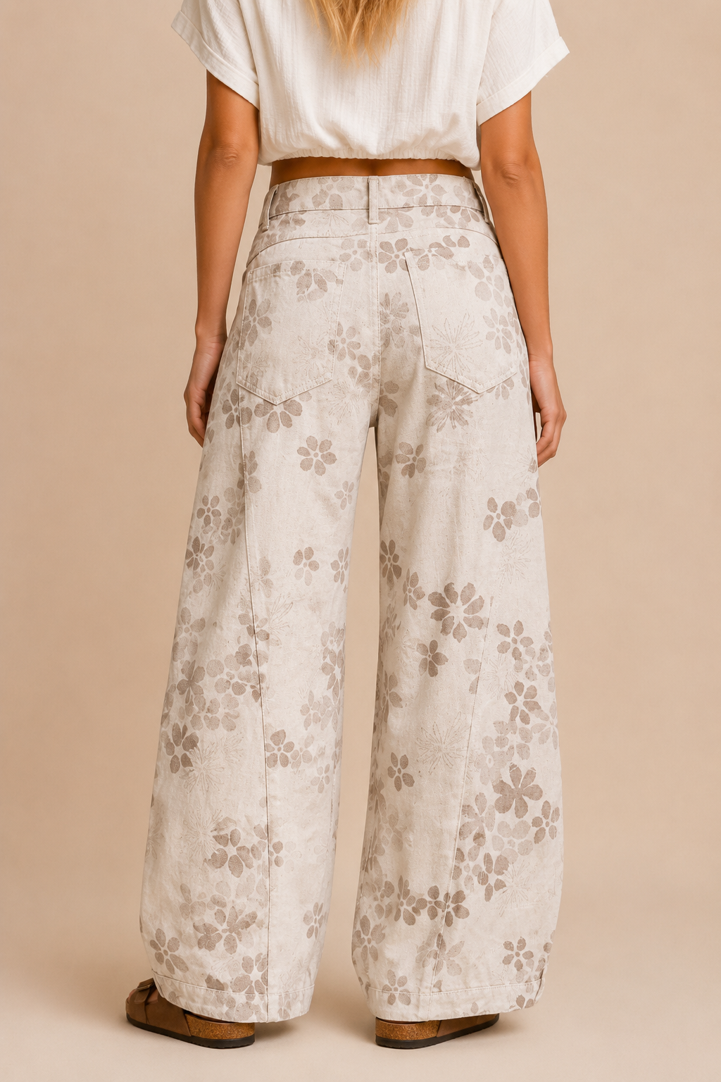 Wildflower Wide-Leg Jeans