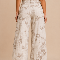 Wildflower Wide-Leg Jeans