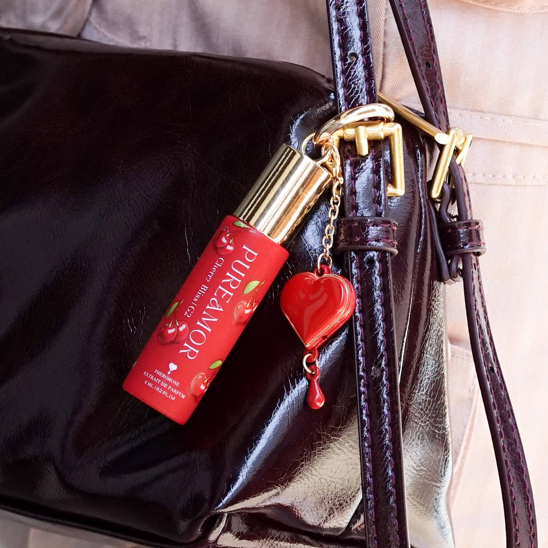 Strawberry Envy | Roll-on Pheromone Keychain Perfume - 6ml: Strawberry l G1