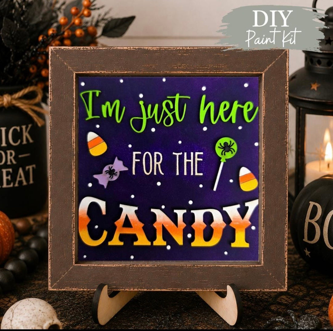 Here For The Candy - 4.25"